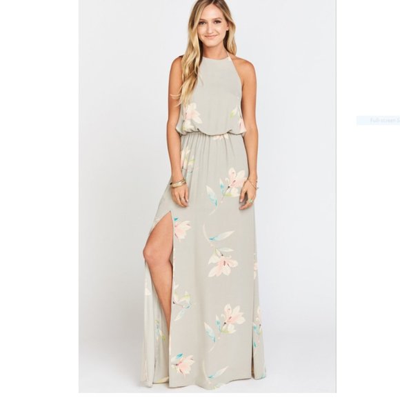 Show Me Your MuMu Dresses & Skirts - SHOW ME YOUR MUMU Heather Halter Dress size L